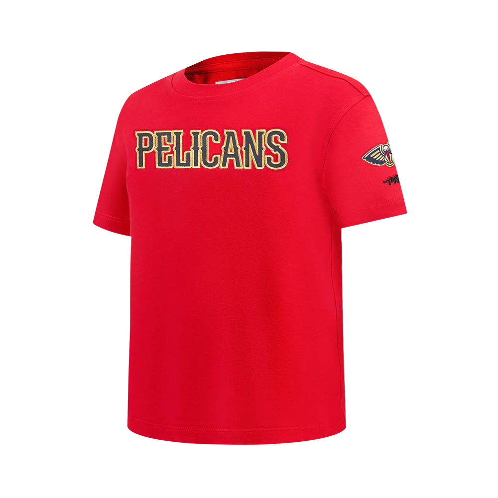 NBA NEW ORLEANS PELICANS CLASSIC BIG BOYS SJ TEE (RED) - Image 2