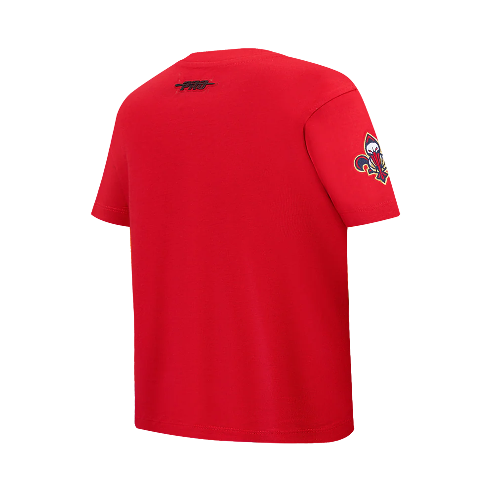 NBA NEW ORLEANS PELICANS CLASSIC BIG BOYS SJ TEE (RED) - Image 4