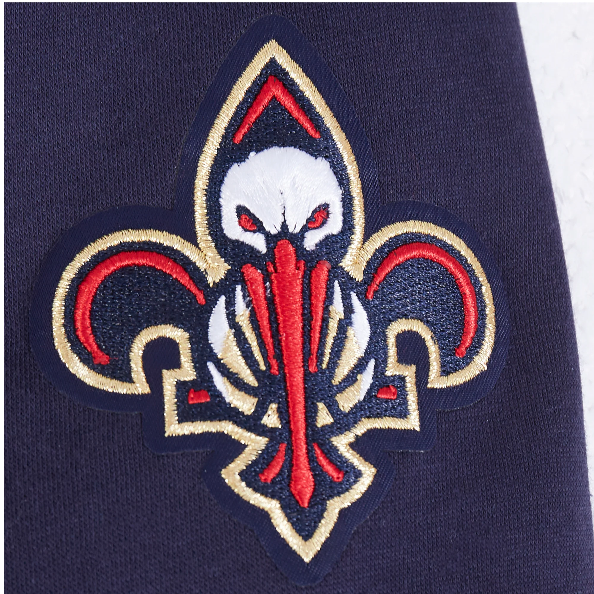 NBA NEW ORLEANS PELICANS CLASSIC BIG BOYS FLEECE PULLOVER HOODIE (MIDNIGHT NAVY) - Image 4