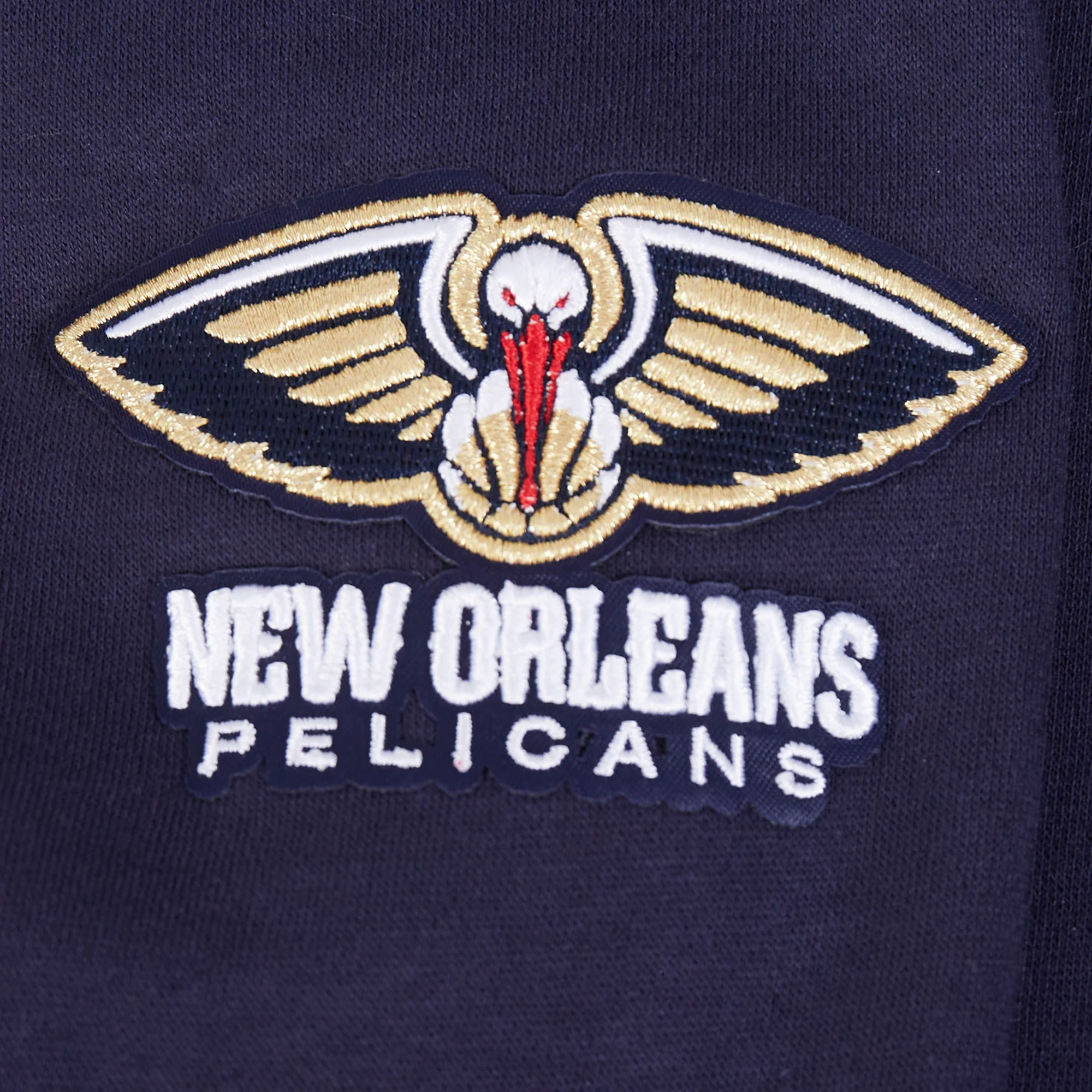 NBA NEW ORLEANS PELICANS CLASSIC BIG BOYS FLEECE PULLOVER HOODIE (MIDNIGHT NAVY) - Image 5