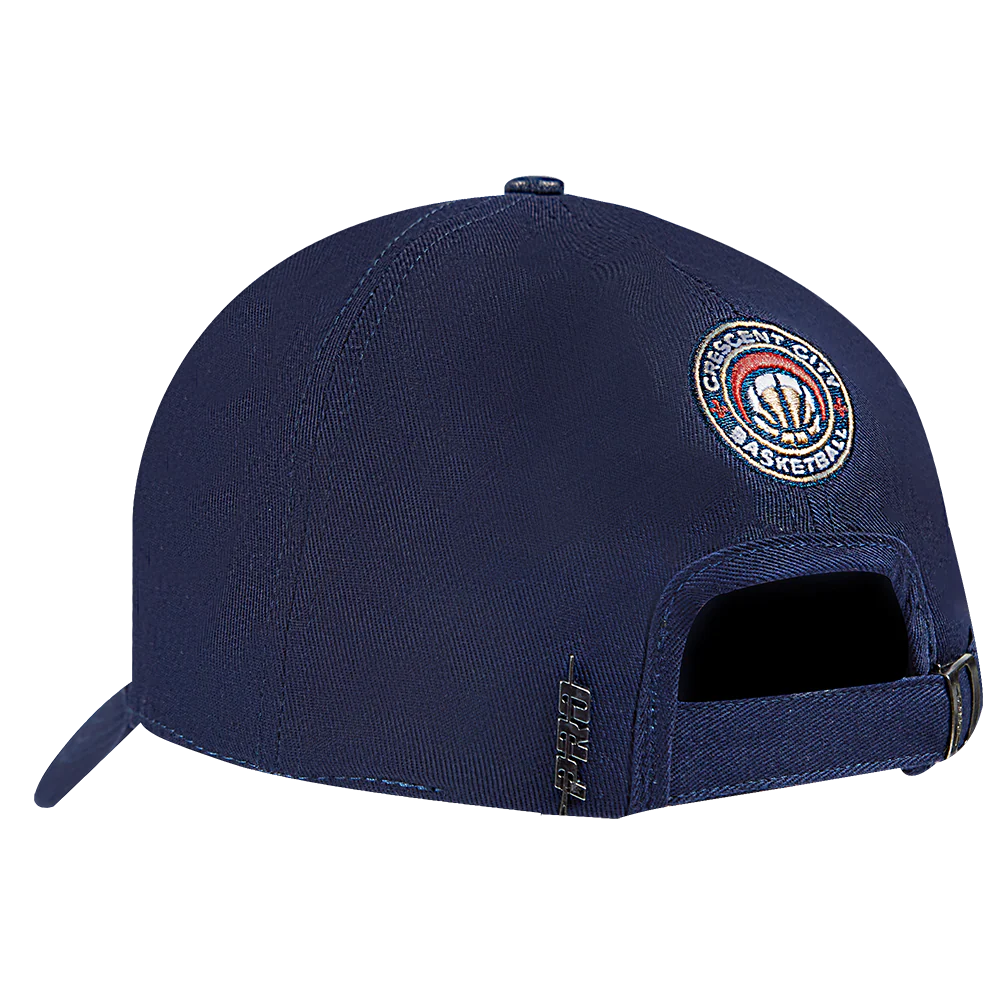 NBA NEW ORLEANS PELICANS JEWELS WOMEN'S DAD HAT (MIDNIGHT NAVY) - Image 3