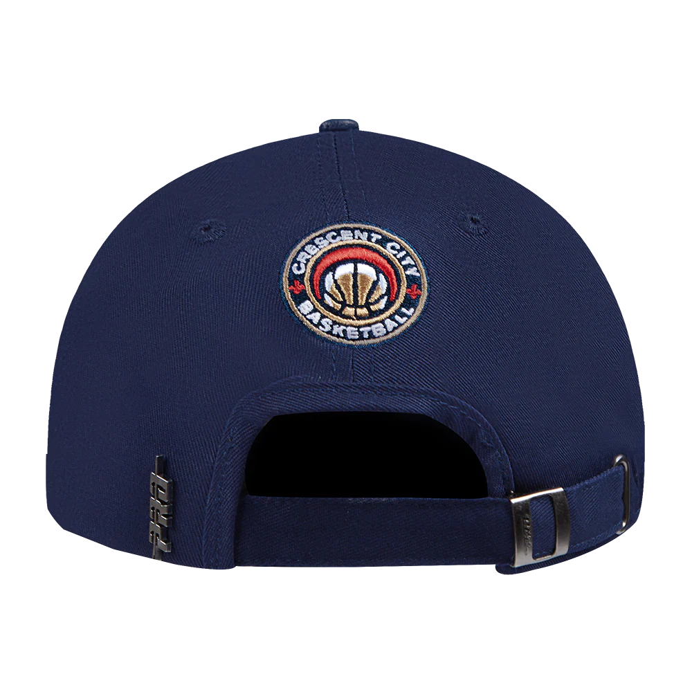 NBA NEW ORLEANS PELICANS JEWELS WOMEN'S DAD HAT (MIDNIGHT NAVY) - Image 4