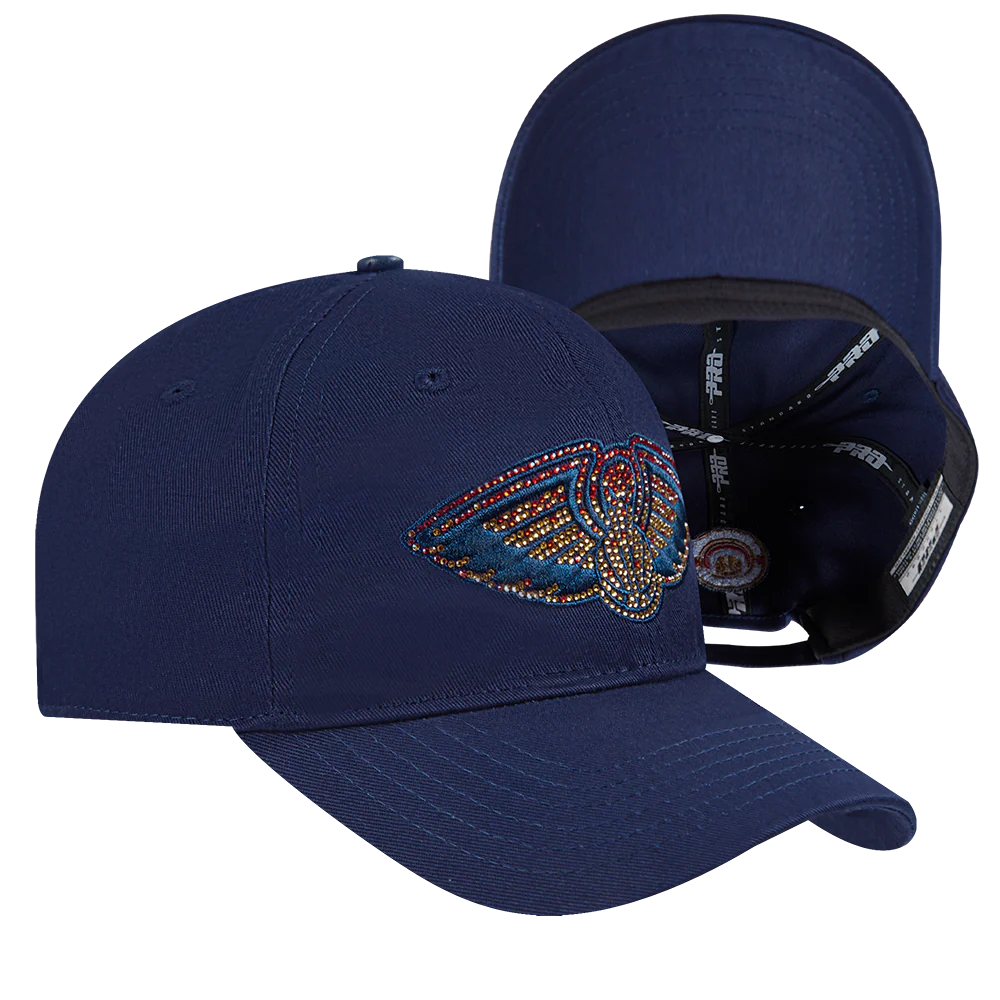 NBA NEW ORLEANS PELICANS JEWELS WOMEN'S DAD HAT (MIDNIGHT NAVY) - Image 7