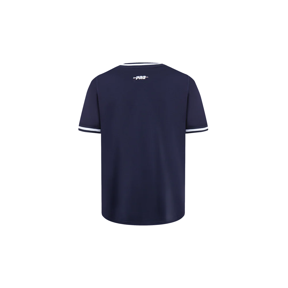 NBA NEW ORLEANS PELICANS CLASSIC TODDLER BOYS SHORT SLEEVE STRIPED RIB TEE (MIDNIGHT NAVY) - Image 3
