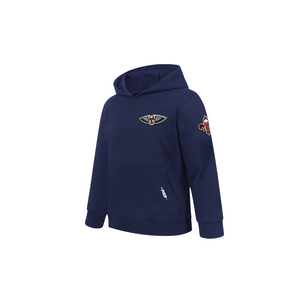 NBA NEW ORLEANS PELICANS CLASSIC TODDLER BOYS FLEECE PULLOVER HOODIE (MIDNIGHT NAVY) - Image 2