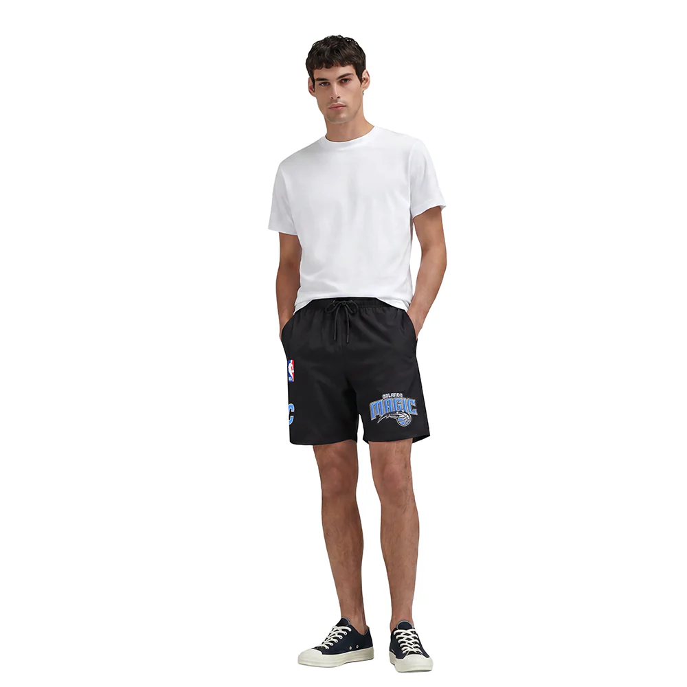 NBA ORLANDO MAGIC CLASSIC WOVEN MEN'S SHORT (BLACK) - Image 3