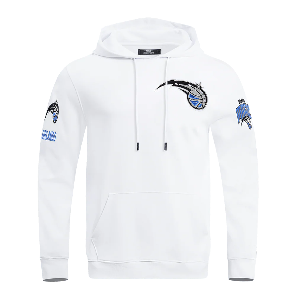 NBA ORLANDO MAGIC CLASSIC CHENILLE MEN'S PULLOVER HOODIE (WHITE)