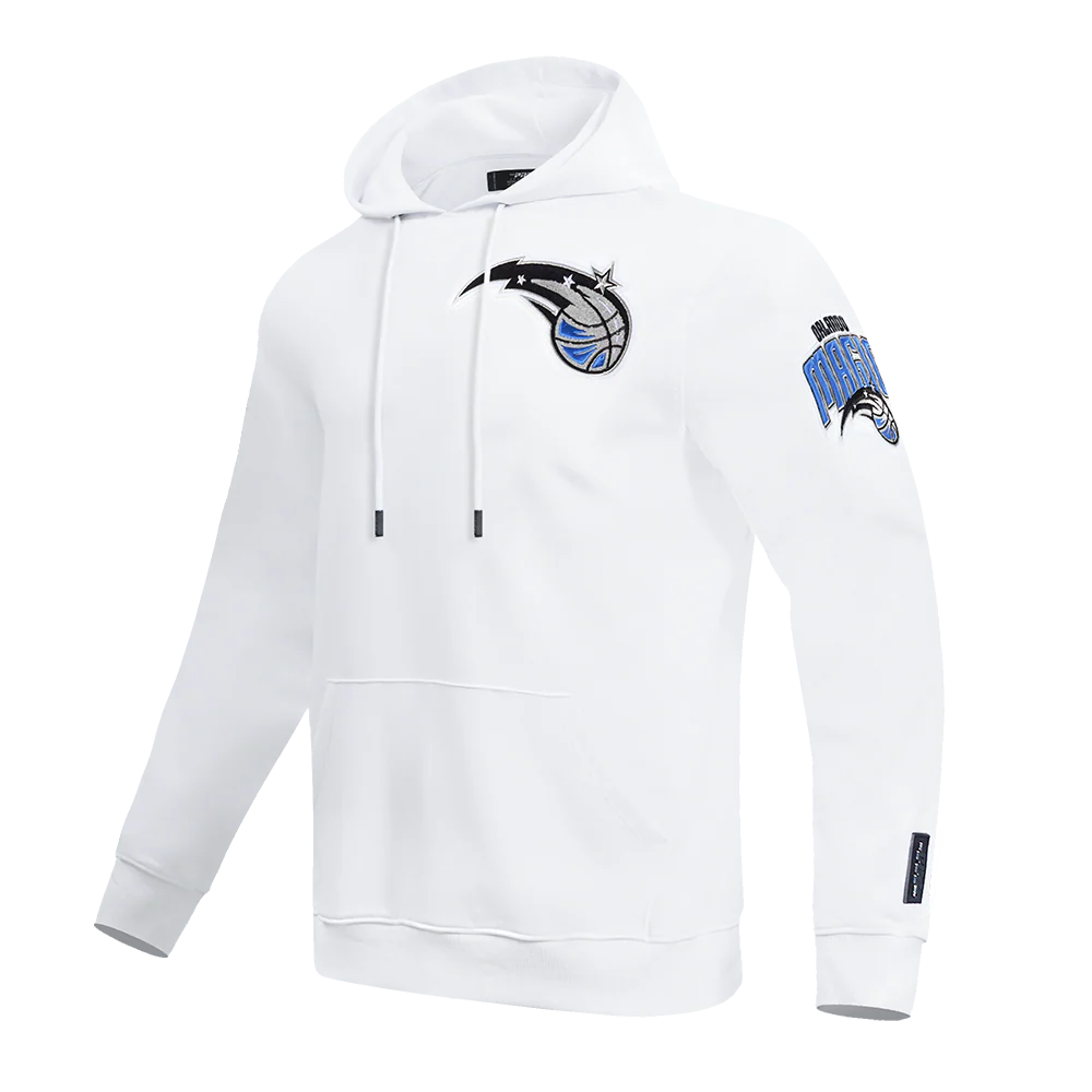 NBA ORLANDO MAGIC CLASSIC CHENILLE MEN'S PULLOVER HOODIE (WHITE) - Image 2