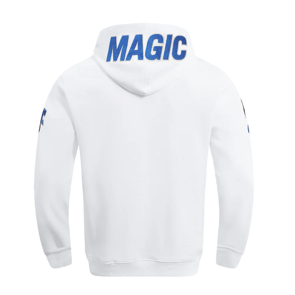 NBA ORLANDO MAGIC CLASSIC CHENILLE MEN'S PULLOVER HOODIE (WHITE) - Image 3