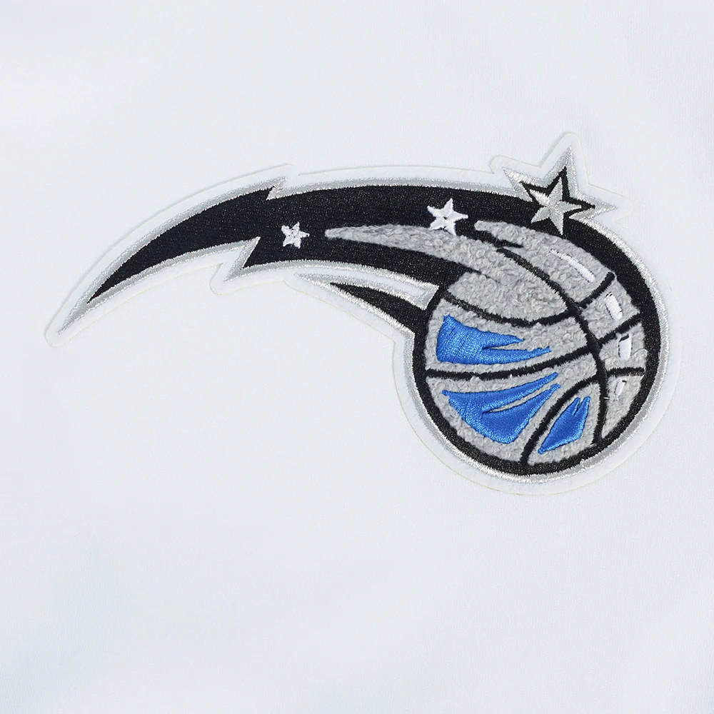 NBA ORLANDO MAGIC CLASSIC CHENILLE MEN'S PULLOVER HOODIE (WHITE) - Image 5