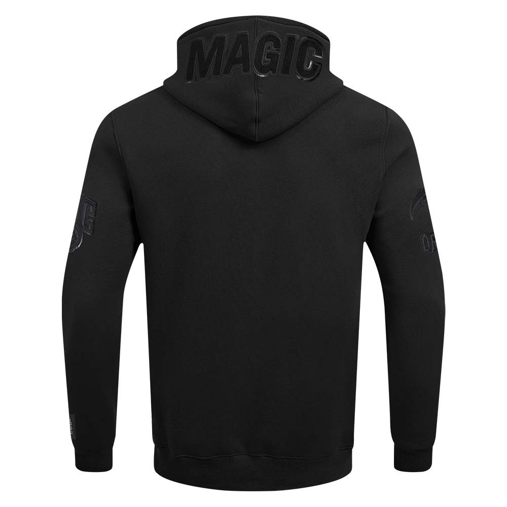 ORLANDO MAGIC TRIPLE BLACK MEN'S DK PO HOODIE (TRIPLE BLACK) - Image 3