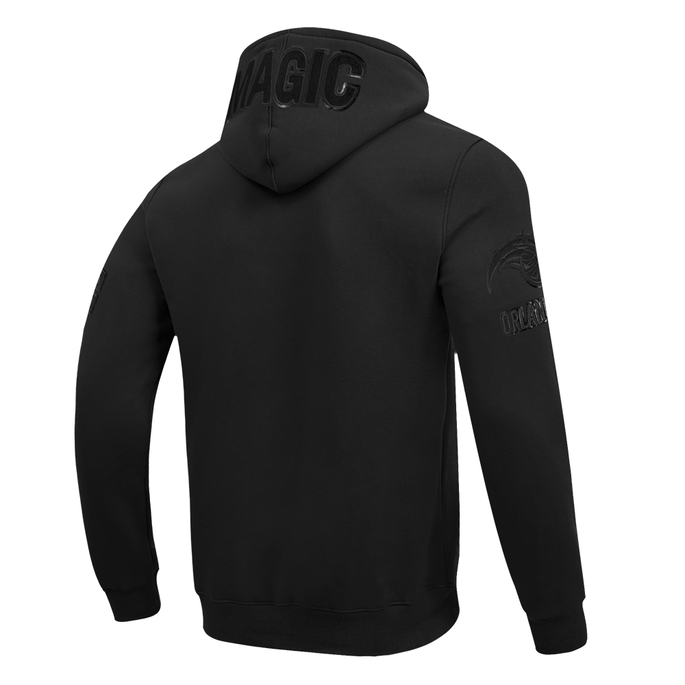 ORLANDO MAGIC TRIPLE BLACK MEN'S DK PO HOODIE (TRIPLE BLACK) - Image 4