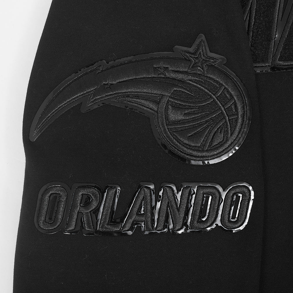 ORLANDO MAGIC TRIPLE BLACK MEN'S DK PO HOODIE (TRIPLE BLACK) - Image 7