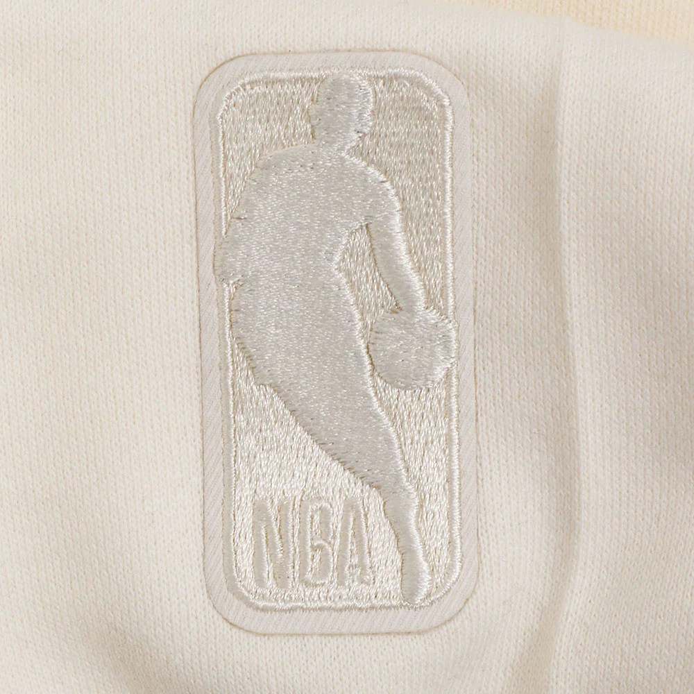 NBA ORLANDO MAGIC NEUTRAL MEN'S DROP SHOULDER FLC PO HOODIE (EGGSHELL) - Image 6