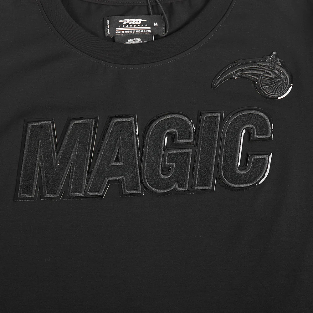 NBA ORLANDO MAGIC TRIPLE BLACK WOMEN'S SLIM FIT TEE (TRIPLE BLACK) - Image 5