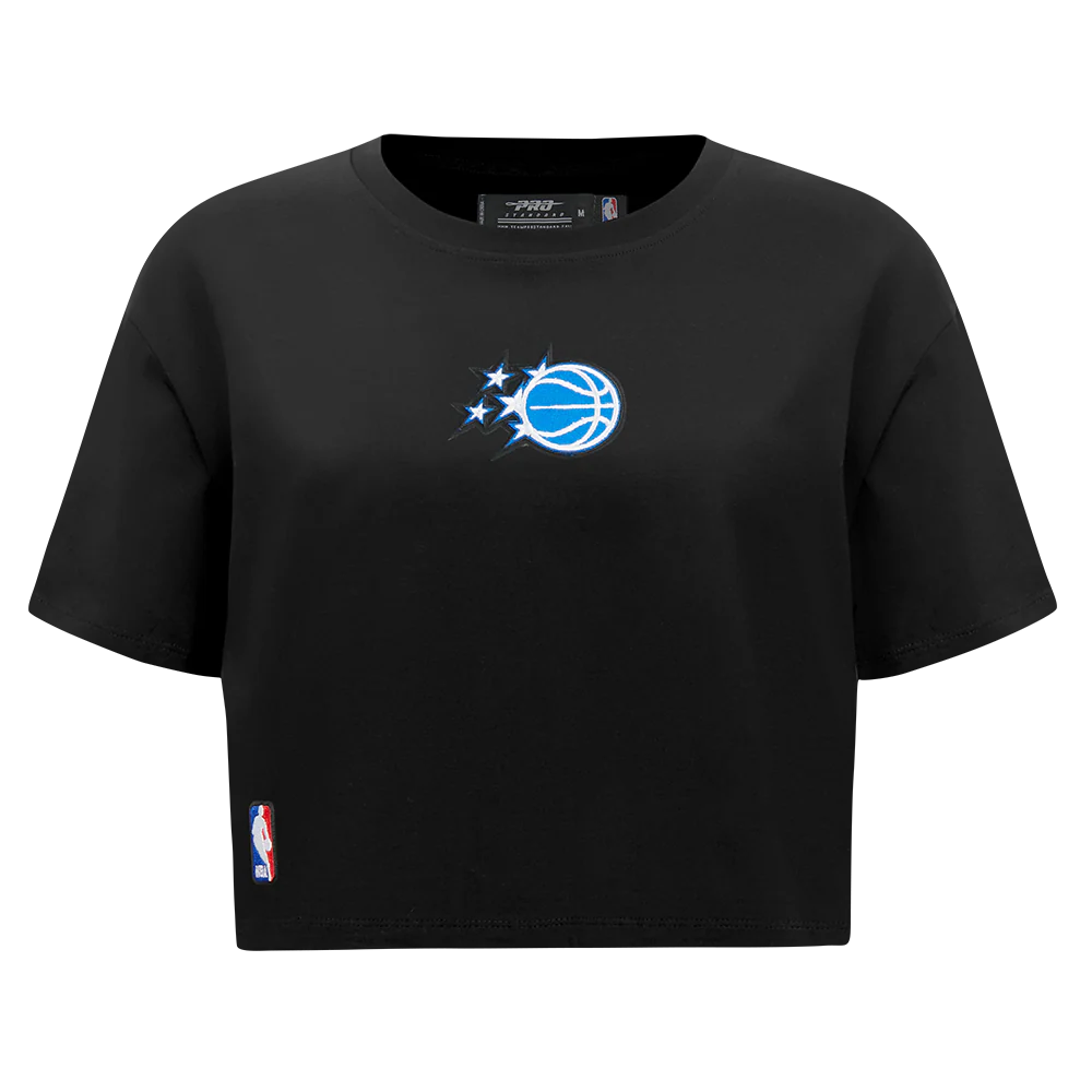 NBA ORLANDO MAGIC WINGSPAN WOMEN'S SJ BOXY TEE (BLACK) - Image 3