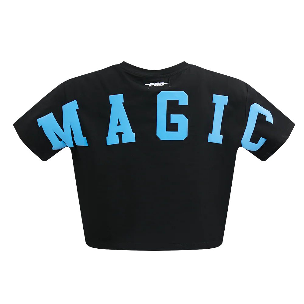 NBA ORLANDO MAGIC WINGSPAN WOMEN'S SJ BOXY TEE (BLACK) - Image 7