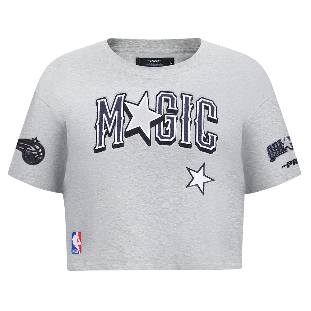 NBA ORLANDO MAGIC CITY EDITION 24-25 WOMEN'S SJ BOXY TEE (HEATHER GREY)