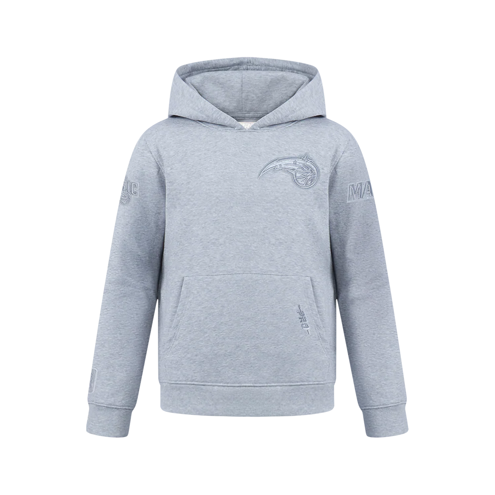 NBA ORLANDO MAGIC NEUTRAL BIG BOYS FLC PO HOODIE (DARK HEATHER GRAY)