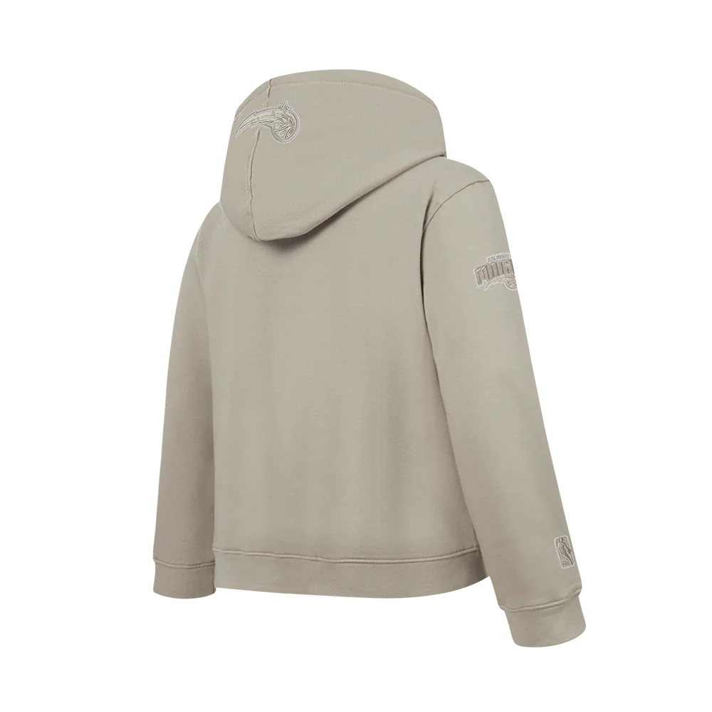 NBA ORLANDO MAGIC NEUTRAL BIG BOYS FLC PO HOODIE (TAUPE) - Image 4