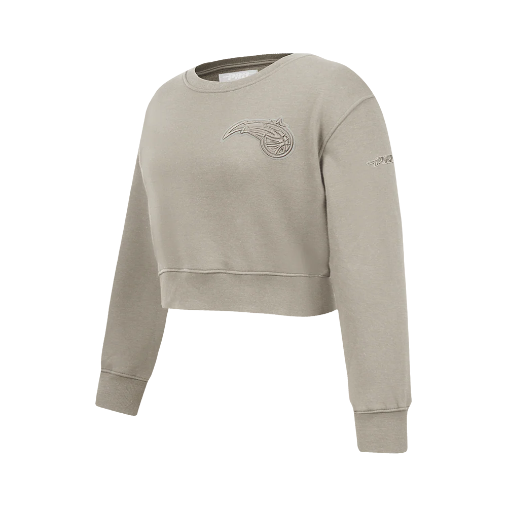 NBA ORLANDO MAGIC NEUTRAL BIG GIRLS FLC CREWNECK (TAUPE) - Image 2