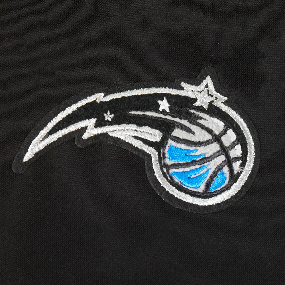 ORLANDO MAGIC RETRO CLASSIC BIG GIRL'S RIB FLC PO HOODIE (BLACK/GRAY) - Image 6