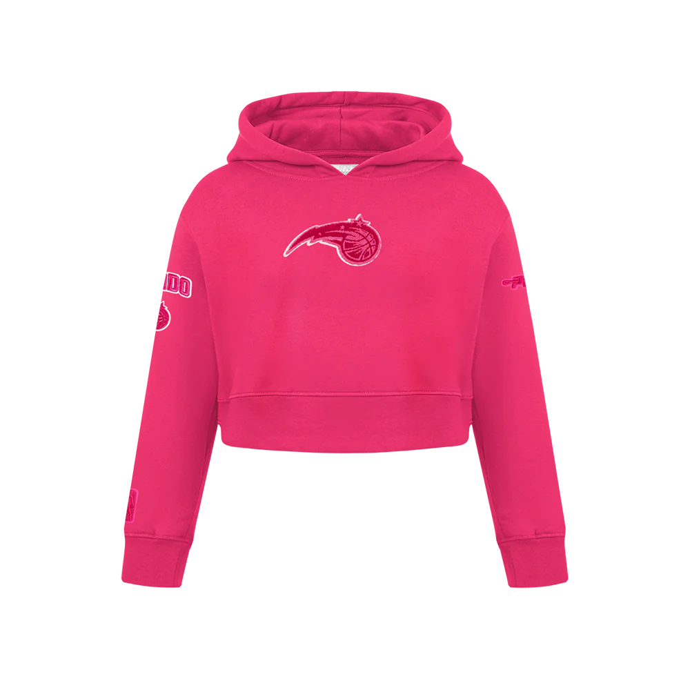 NBA ORLANDO MAGIC TRIPLE PINK BIG GIRLS FLC PO HOODIE (BEETROOT PURPLE)