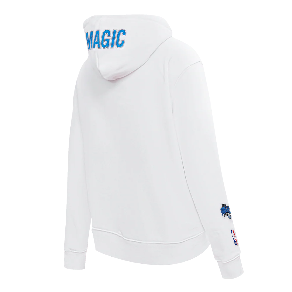 NBA ORLANDO MAGIC CLASSIC WOMEN'S PULLOVER HOODIE (WHITE) - Image 4