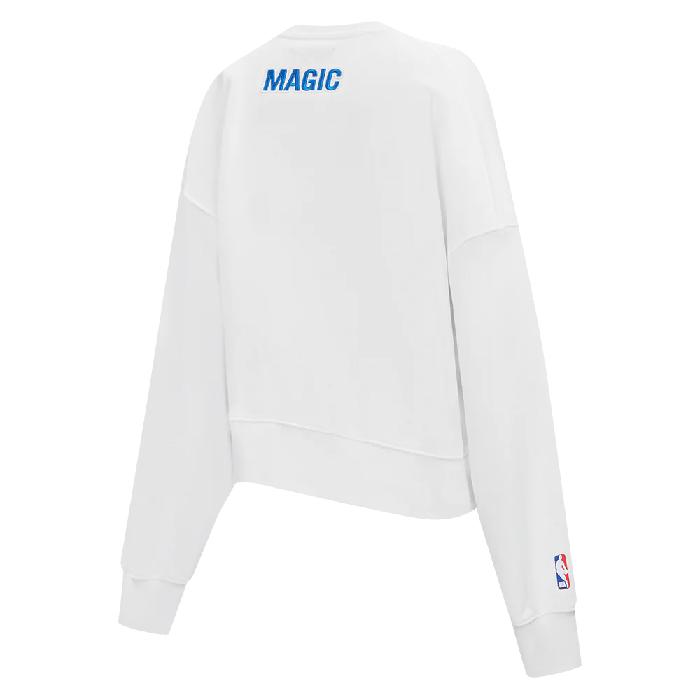 NBA ORLANDO MAGIC CLASSIC WOMEN'S CREWNECK (WHITE) - Image 4