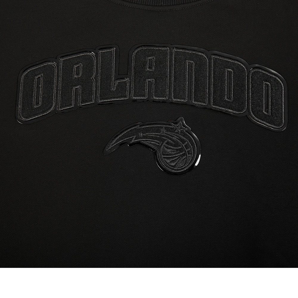 NBA ORLANDO MAGIC TRIPLE BLACK WOMEN'S FLC CREWNECK (TRIPLE BLACK) - Image 9