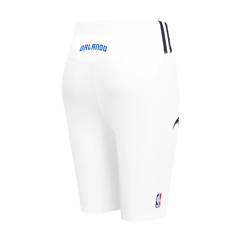 NBA ORLANDO MAGIC CLASSIC WOMEN'S COTTON BIKE SHORT (WHITE) - Image 3