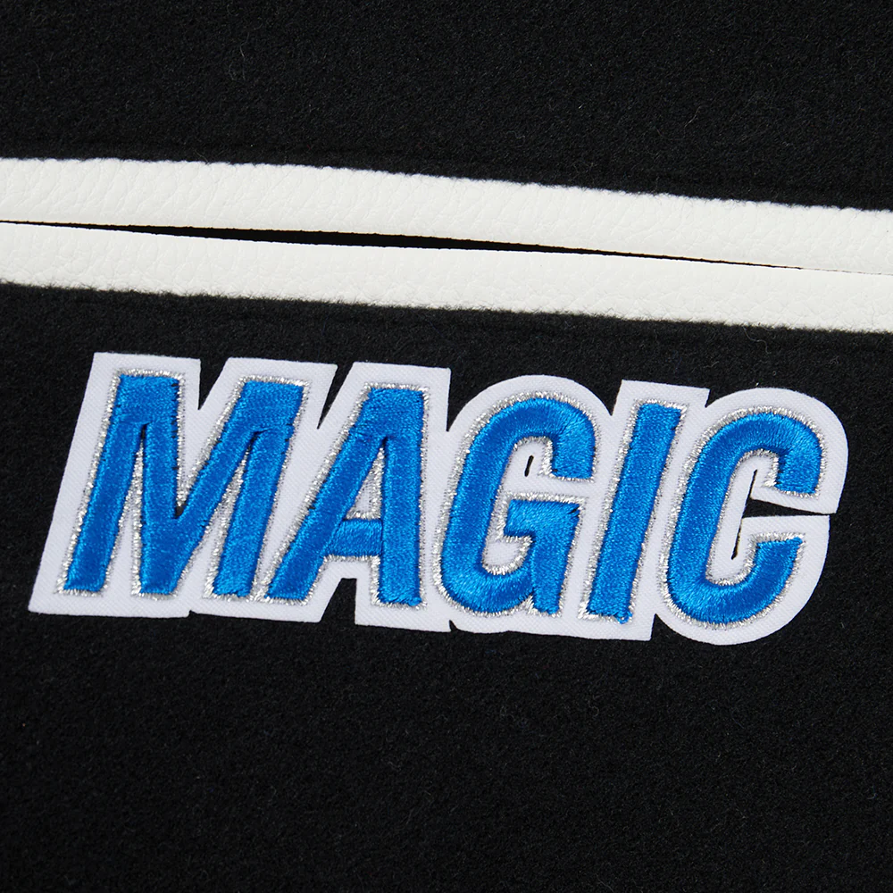 NBA ORLANDO MAGIC CLASSIC TODDLER BOYS WOOL VARSITY JACKET (BLACK/WHITE) - Image 7