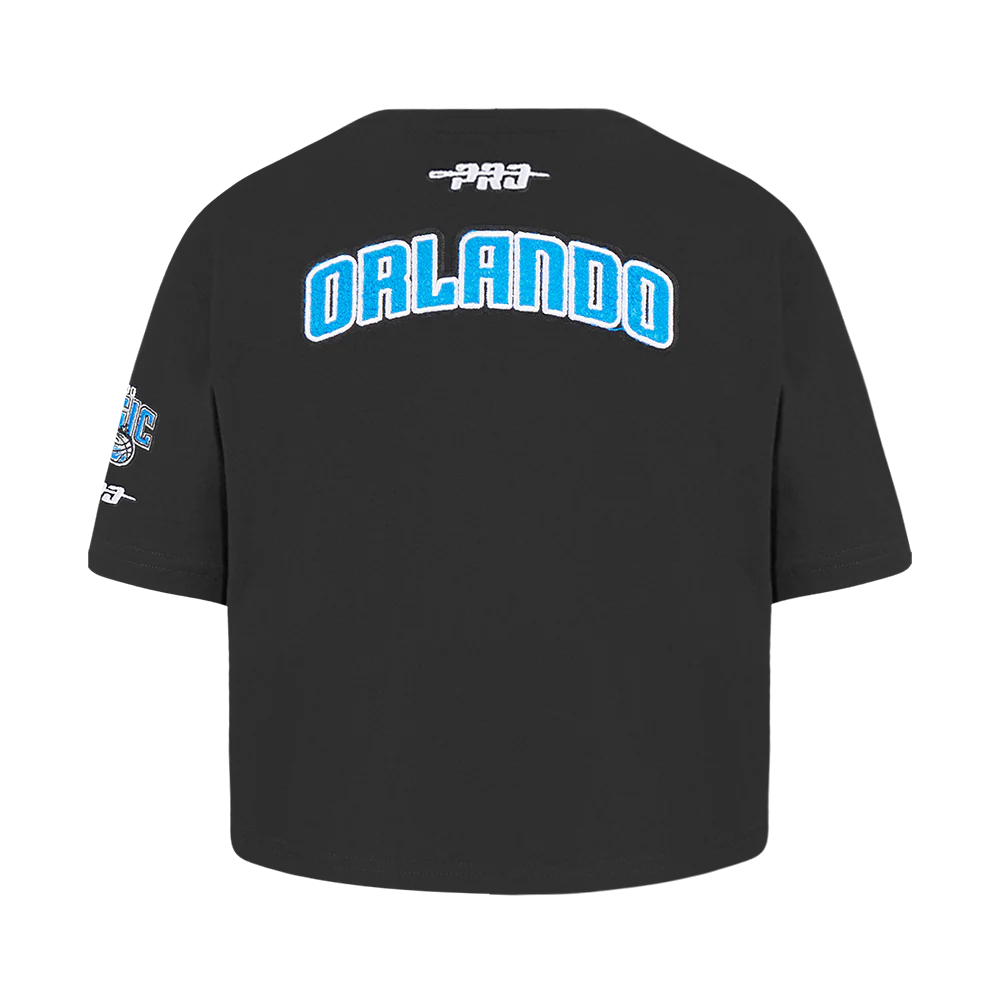 NBA ORLANDO MAGIC CLASSIC TODDLER GIRLS SHORT SLEEVE BOXY TEE (BLACK) - Image 3