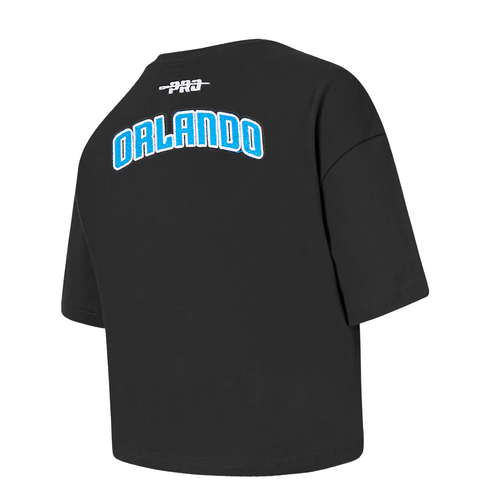 NBA ORLANDO MAGIC CLASSIC TODDLER GIRLS SHORT SLEEVE BOXY TEE (BLACK) - Image 4