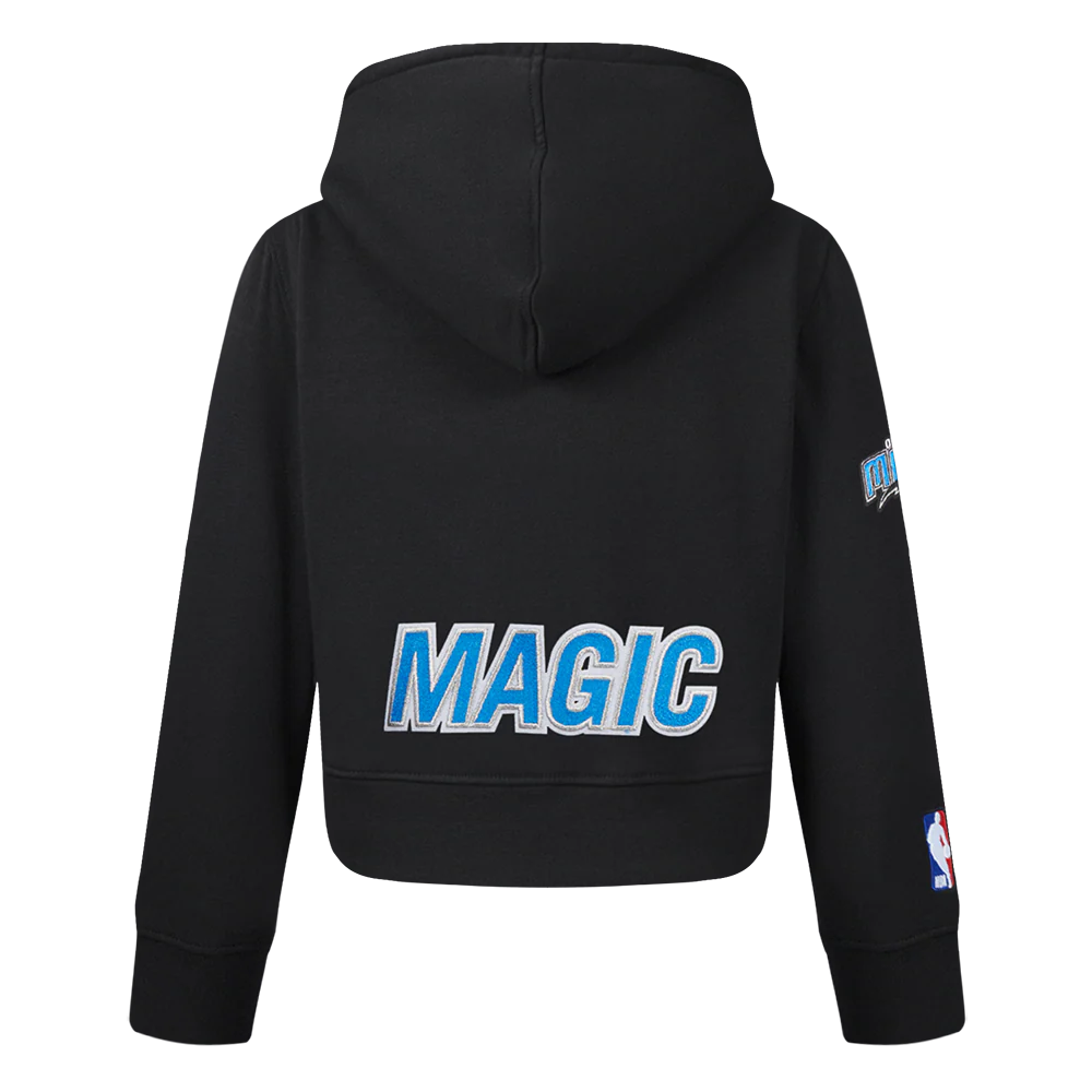 NBA ORLANDO MAGIC CLASSIC TODDLER GIRLS FLEECE FULL ZIP HOODIE (BLACK) - Image 3