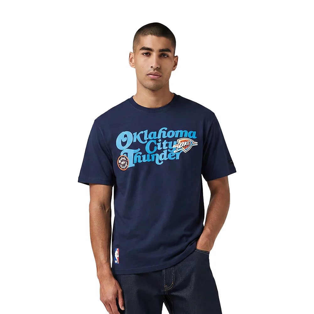 NBA OKLAHOMA CITY THUNDER SOUVENIR MEN'S SJ TEE (MIDNIGHT NAVY)