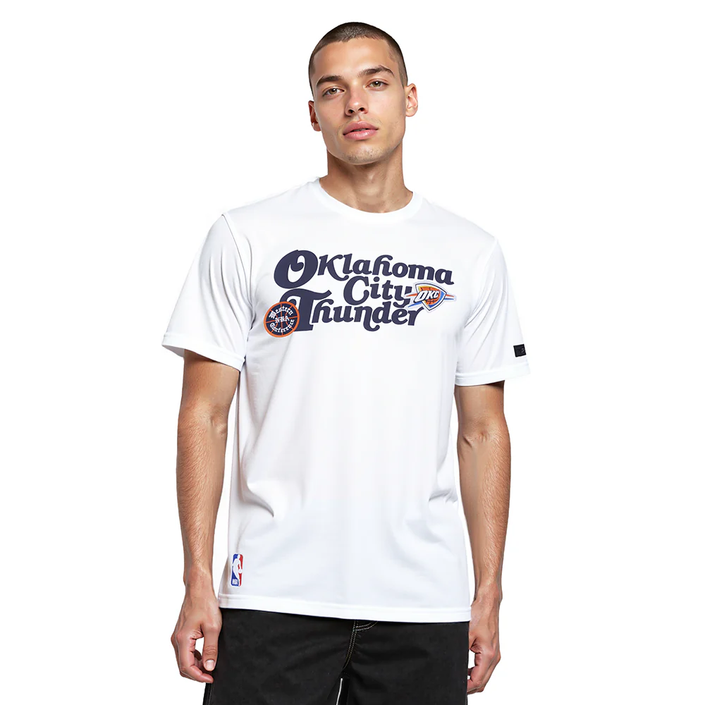 OKLAHOMA CITY THUNDER SOUVENIR MEN'S SJ TEE (WHITE)