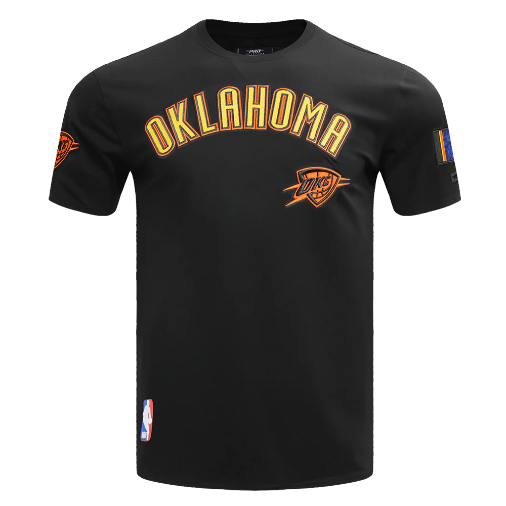 NBA OKLAHOMA CITY THUNDER CITY EDITION 24-25 MEN'S   TEE (BLACK)