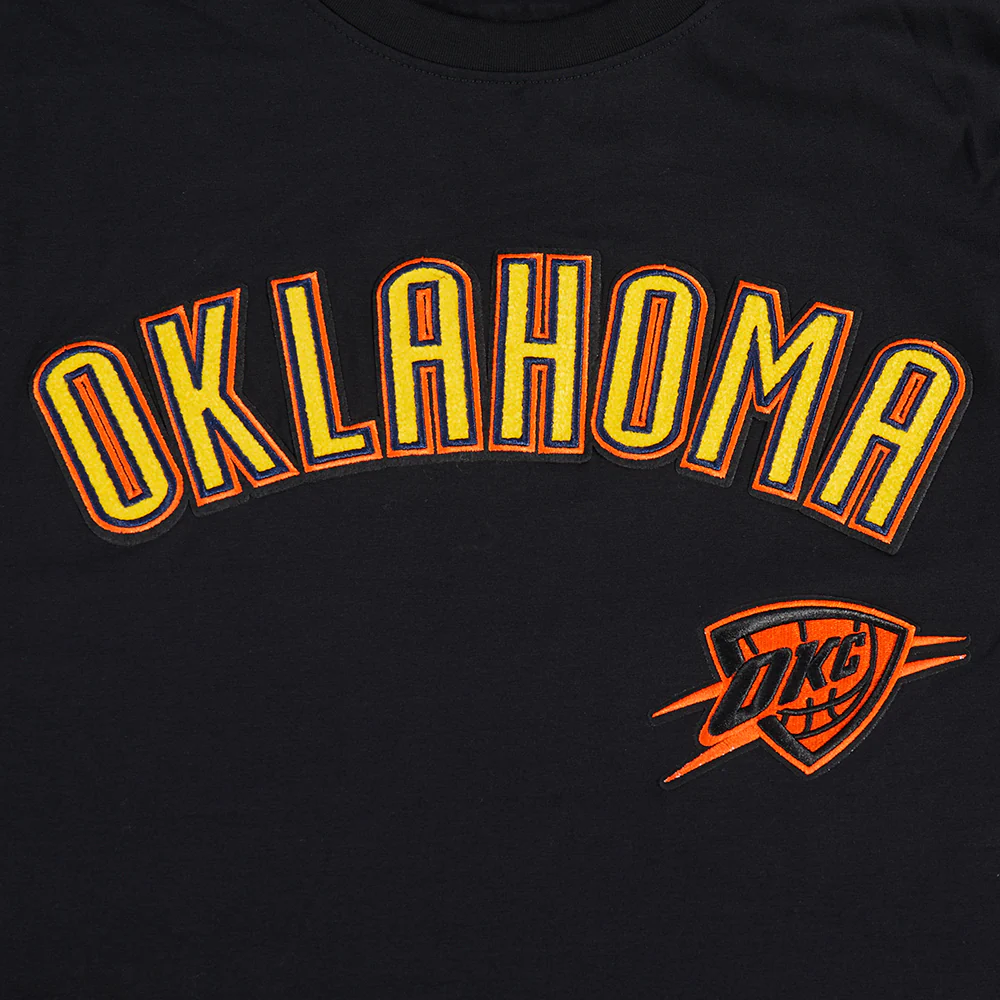 NBA OKLAHOMA CITY THUNDER CITY EDITION 24-25 MEN'S   TEE (BLACK) - Image 5