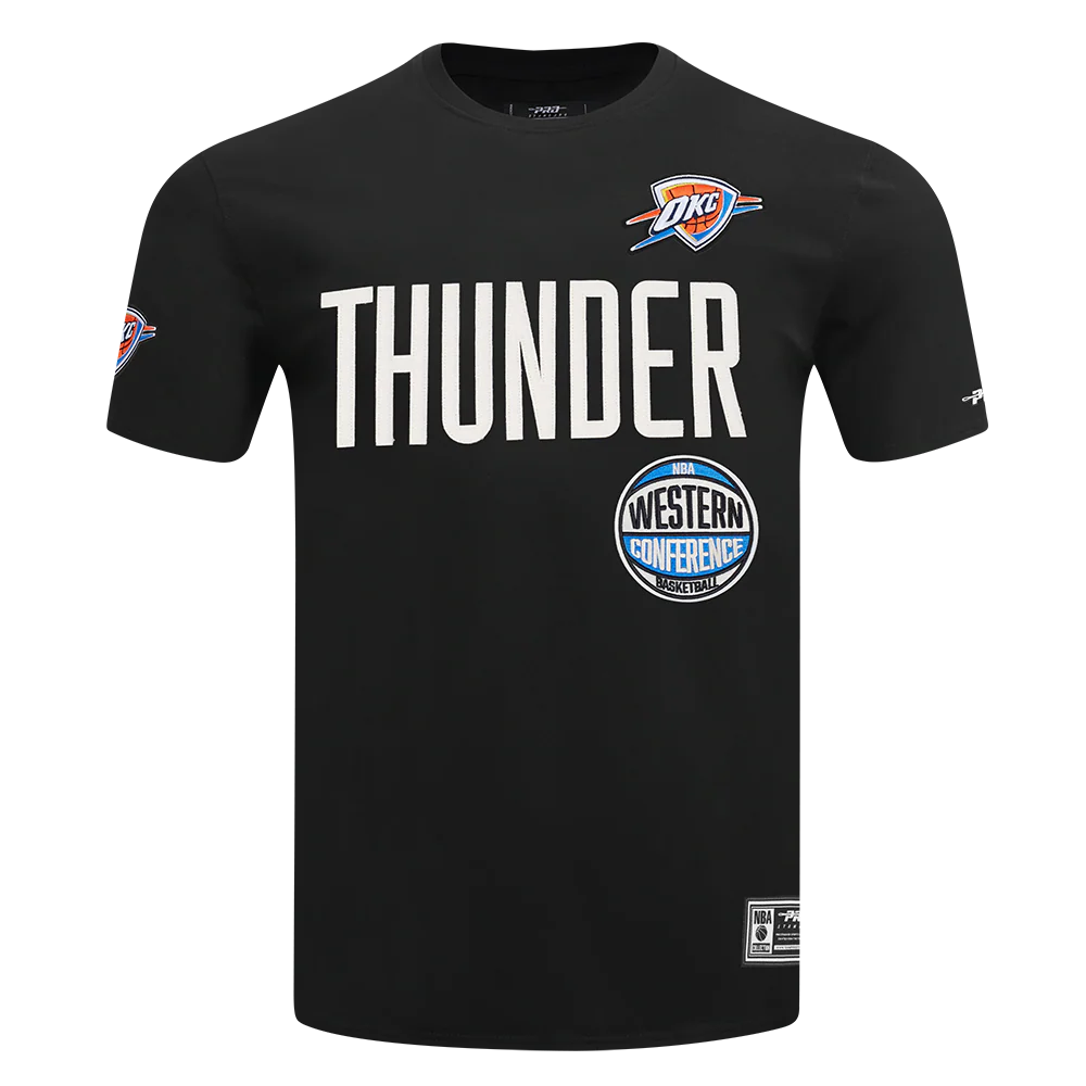 OKLAHOMA CITY THUNDER MODERN ORIGINALS MEN'S SJ TEE (BLACK) - Image 3