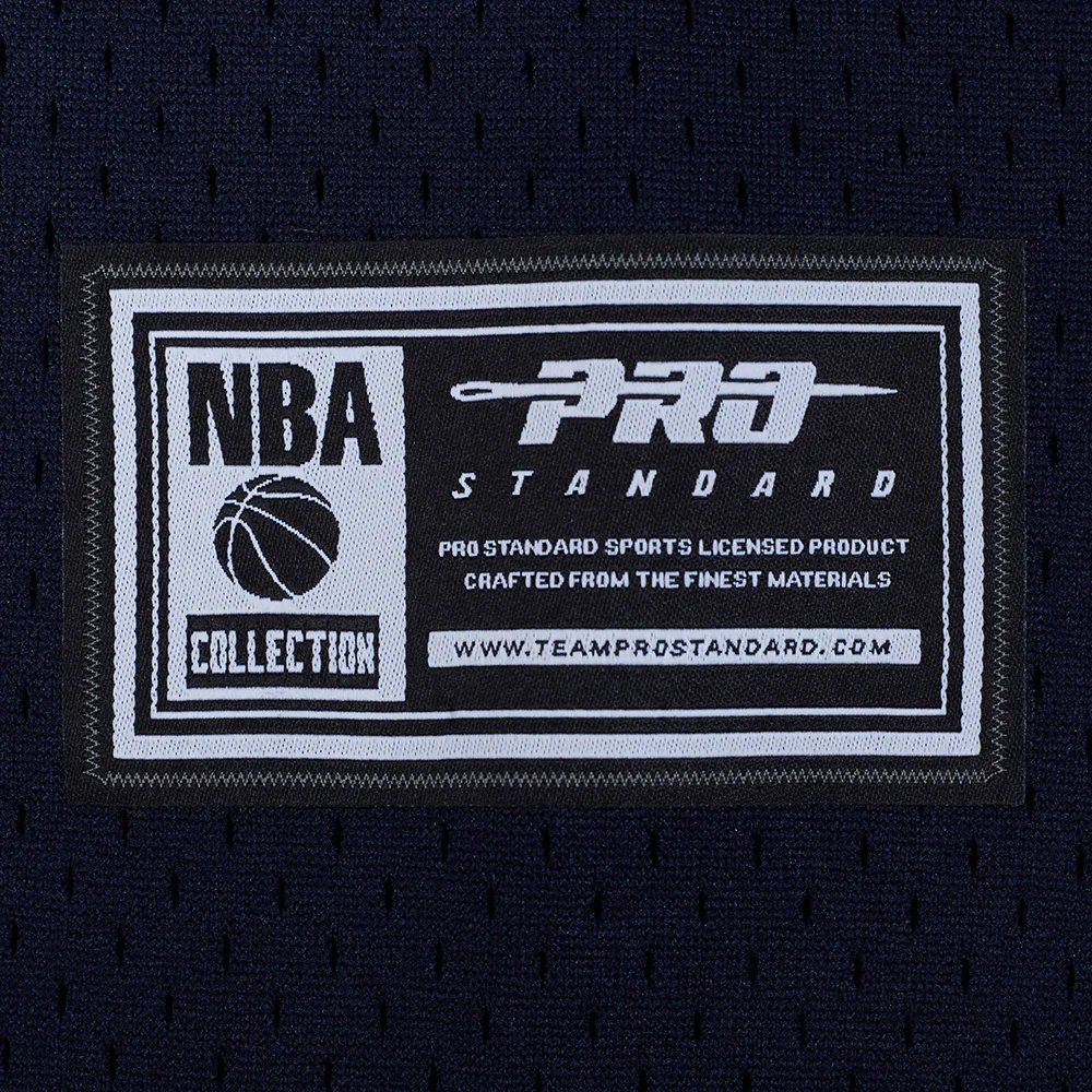 NBA OKLAHOMA CITY THUNDER SHAI GILGEOUS-ALEXANDER #2 CLASSIC MESH PNN MEN'S MESH BUTTON DOWN SHIRT (MIDNIGHT NAVY/ORANGE) - Image 10