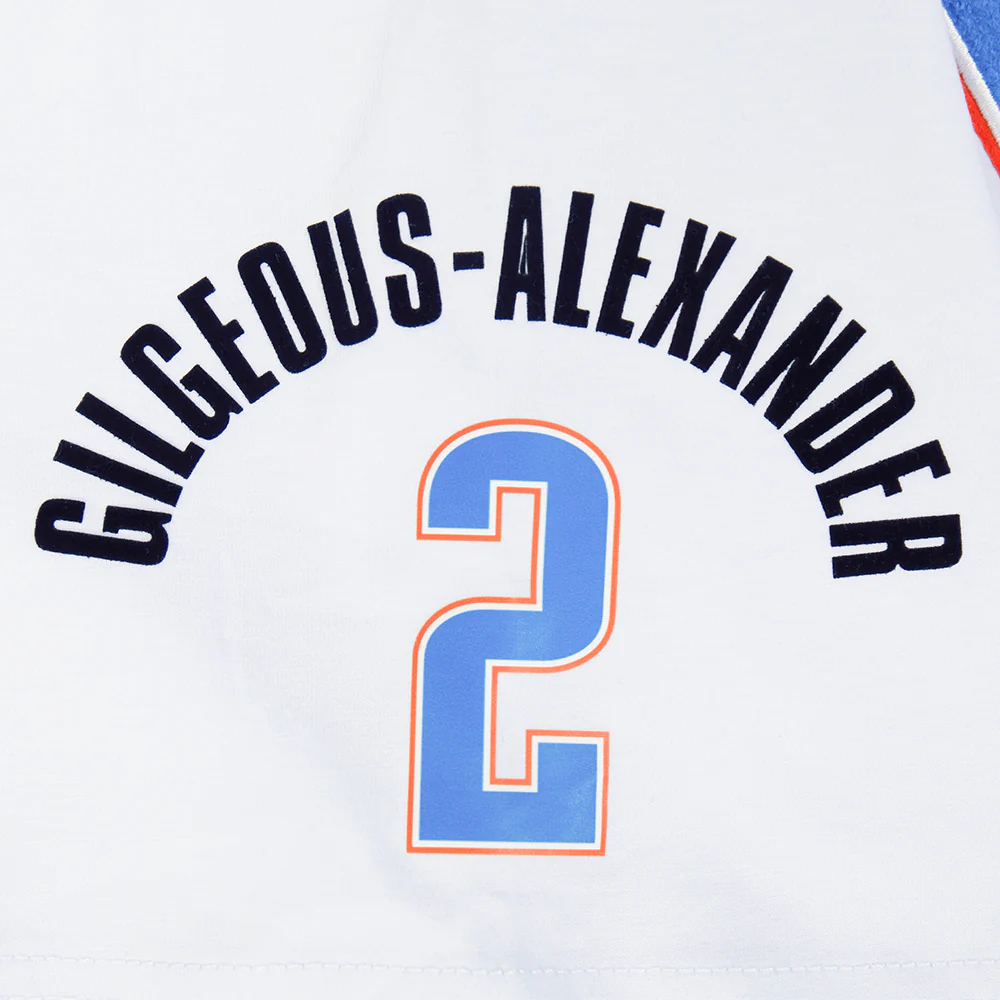 NBA OKLAHOMA CITY THUNDER SHAI GILGEOUS-ALEXANDER #2 CLASSIC PNN MEN'S SJ TEE - Image 10