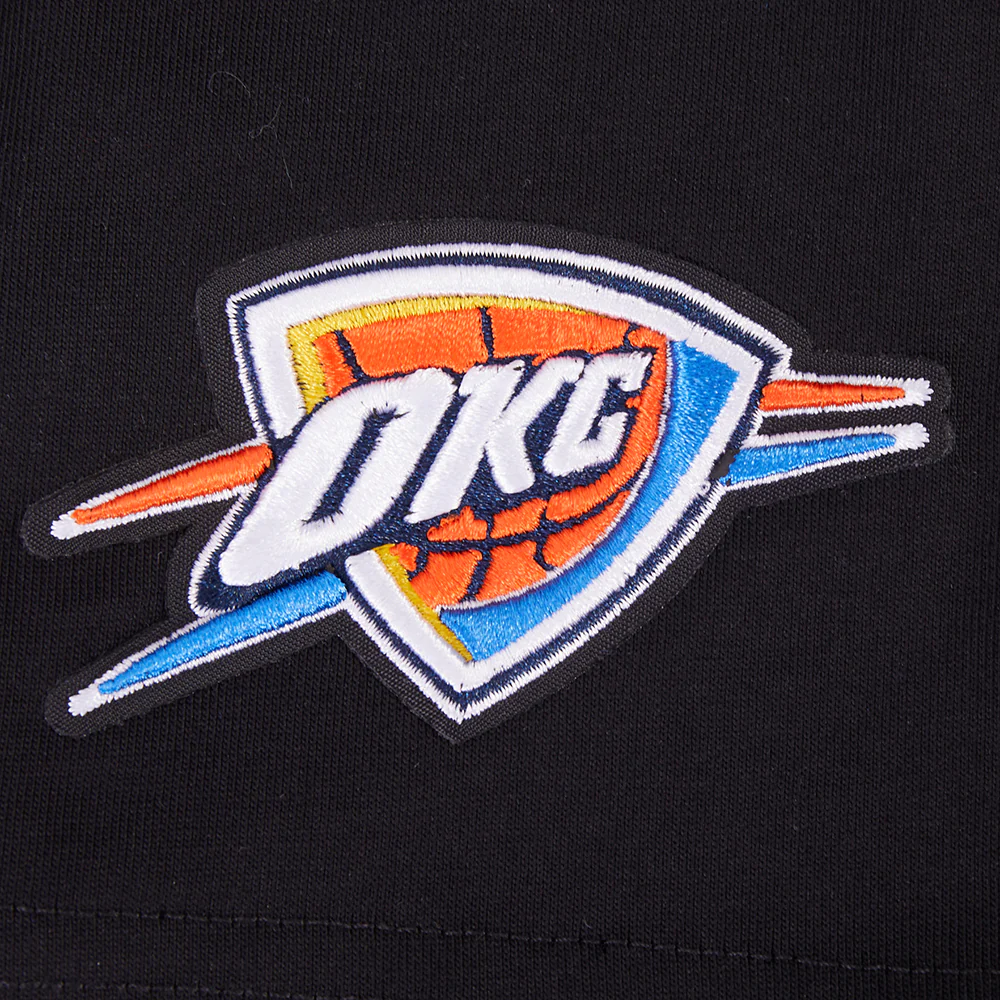 NBA OKLAHOMA CITY THUNDER PARADISE MEN'S S/S TEE (BLACK) - Image 8