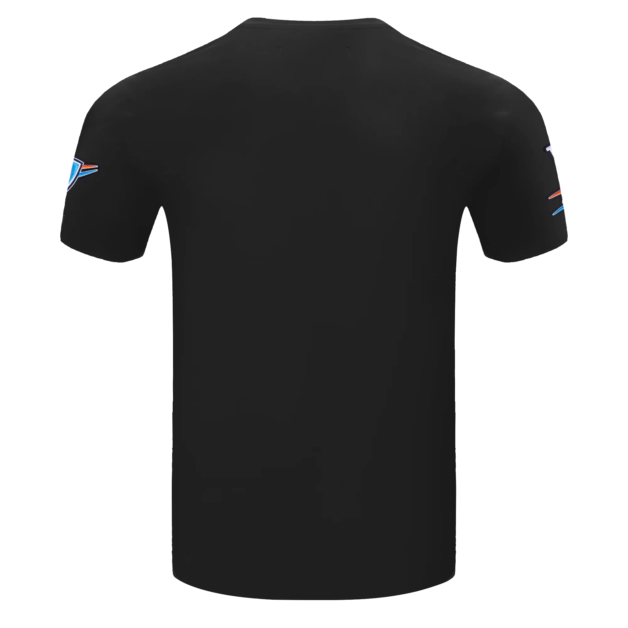 NBA OKLAHOMA CITY THUNDER CLASSIC CHENILLE MEN'S TEE (BLACK) - Image 3