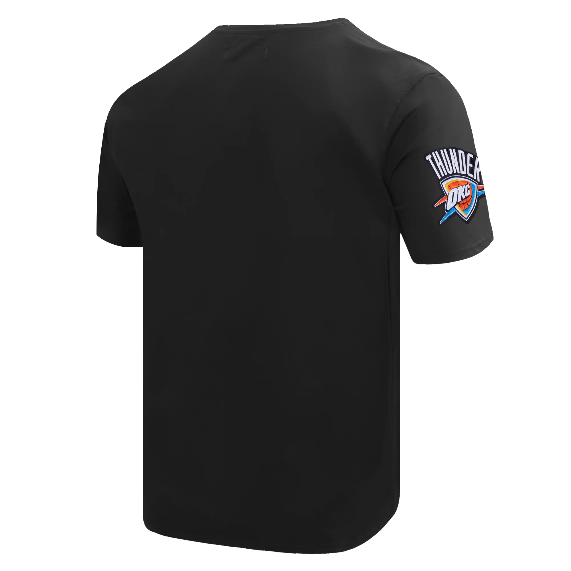 NBA OKLAHOMA CITY THUNDER CLASSIC CHENILLE MEN'S TEE (BLACK) - Image 4