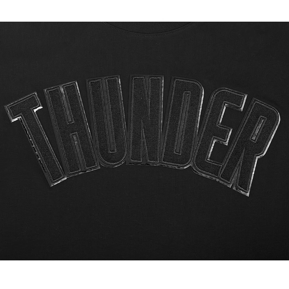 NBA OKLAHOMA CITY THUNDER TRIPLE BLACK MEN'S SJ TEE (TRIPLE BLACK) - Image 10