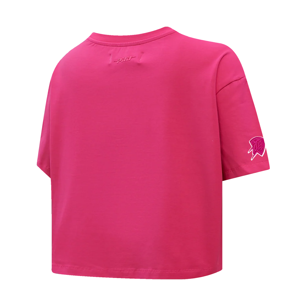 OKLAHOMA CITY THUNDER TRIPLE PINK WOMEN'S SJ BOXY TEE (BEETROOT PURPLE) - Image 6