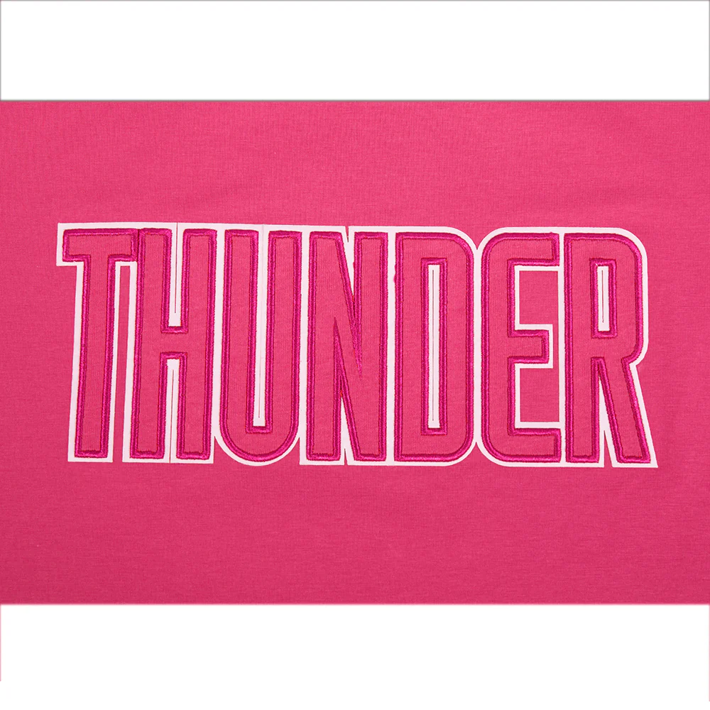 OKLAHOMA CITY THUNDER TRIPLE PINK WOMEN'S SJ BOXY TEE (BEETROOT PURPLE) - Image 7