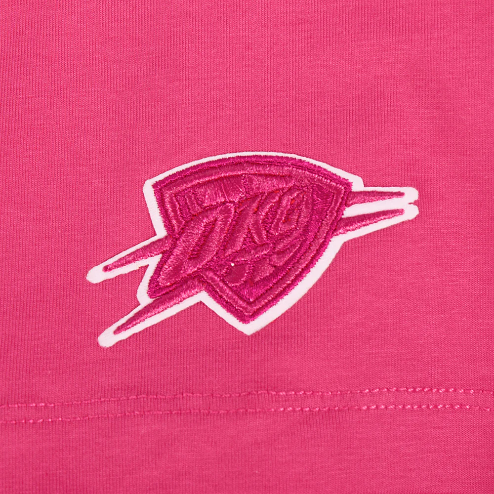 OKLAHOMA CITY THUNDER TRIPLE PINK WOMEN'S SJ BOXY TEE (BEETROOT PURPLE) - Image 8