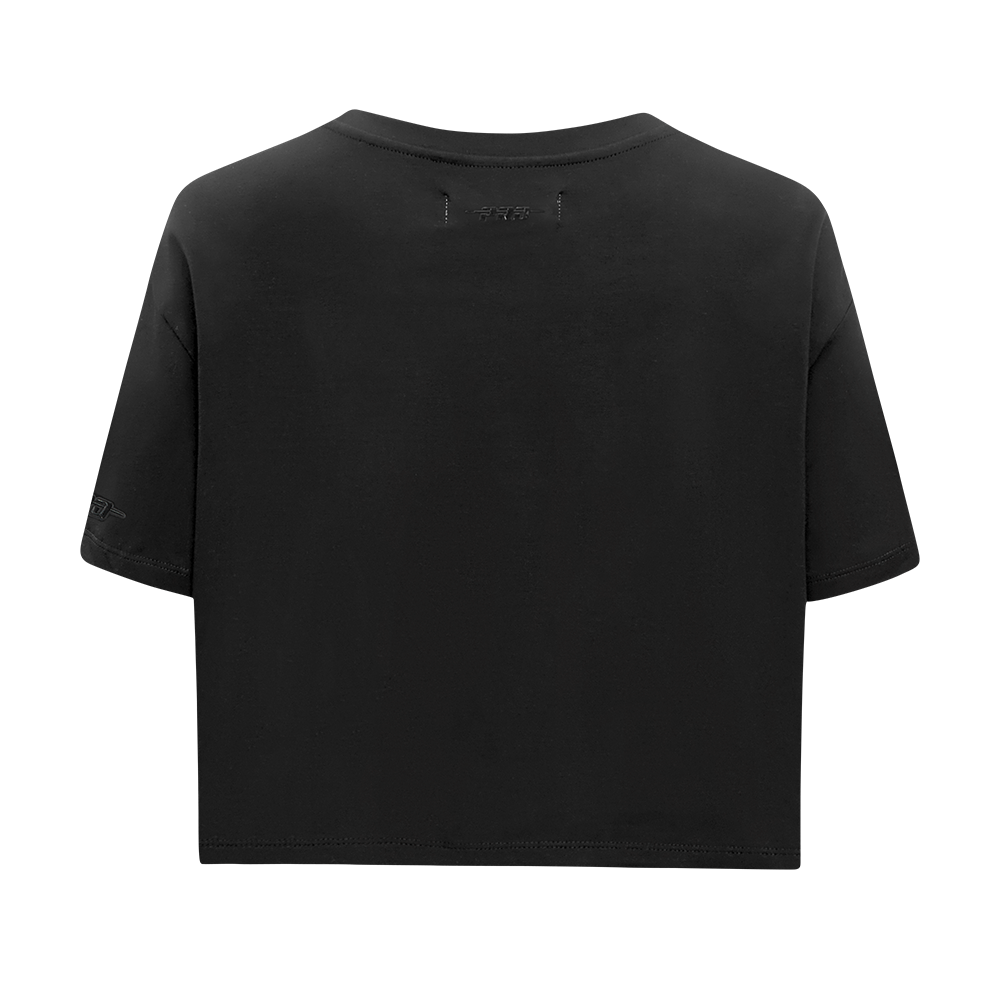 NBA OKLAHOMA CITY THUNDER RETRO CLASSIC WOMEN'S SJ BOXY TEE (BLACK) - Image 3